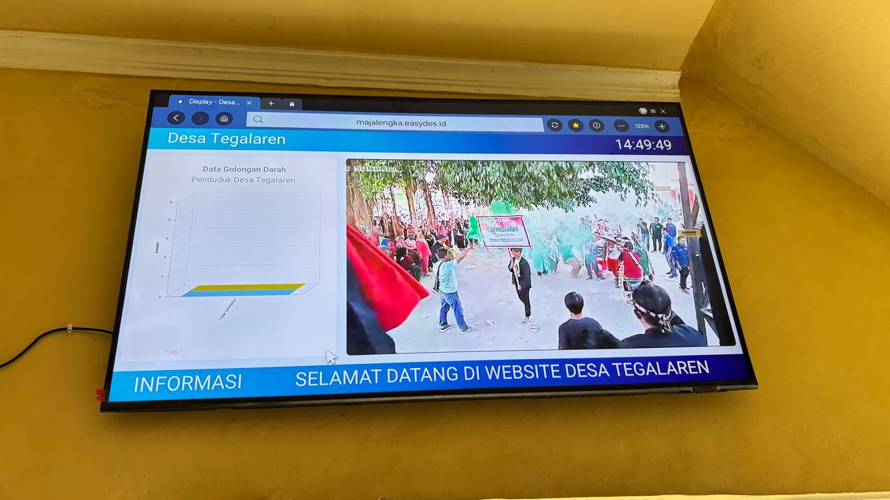 DISPLAY SMART TV EASYDES DESA TEGAL AREN